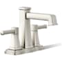 Kohler Riff 1.2 GPM Centerset Bathroom Faucet Vibrant Polished Nickel