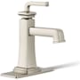 Kohler Riff 1.2 GPM Single Hole Bathroom Faucet Vibrant Brushed Nickel
