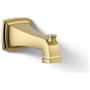 Kohler Riff 6-1/16" Tub Spout Vibrant Brushed Moderne Brass