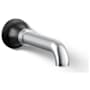 Kohler Tone 7-7/16" Tub Spout Polished Chrome With Matte Black
