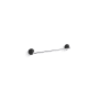 Kohler Tone 18" Towel Bar Polished Chrome With Matte Black