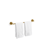 Kohler Tone 24" Towel Bar Vibrant Brushed Moderne Brass