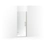 Kohler Components 71-5/8" High x 30-5/16" Wide Pivot Frameless Shower Door with Clear Glass Anodized Brushed Nickel