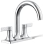 Kohler Venza 1.2 GPM Centerset Bathroom Faucet Polished Chrome