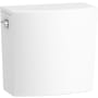 Kohler Veil 1.28 GPF Toilet Tank Only with Left Hand Lever and AquaPiston Canister White