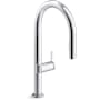 Kohler Components 1.5 GPM Single Hole Pre-Rinse Kitchen Faucet Polished Chrome