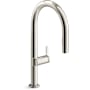 Kohler Components 1.5 GPM Single Hole Pre-Rinse Kitchen Faucet Vibrant Polished Nickel