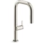 Kohler Components 1.5 GPM Single Hole Pre-Rinse Pull Down Kitchen Faucet Polished Chrome
