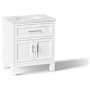 Kohler Quo 30" Free Standing Single Basin Vanity Set with Cabinet and Quartz Vanity Top White