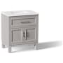 Kohler Quo 30" Free Standing Single Basin Vanity Set with Cabinet and Quartz Vanity Top Mohair Grey