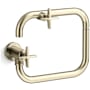 Kohler Billet 3.2 GPM Wall Mounted Single Hole Pot Filler with Dual Cross Handles Vibrant French Gold