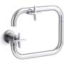Kohler Billet 3.2 GPM Wall Mounted Single Hole Pot Filler with Dual Cross Handles Polished Chrome