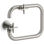 Kohler Billet 3.2 GPM Wall Mounted Single Hole Pot Filler with Dual Cross Handles Vibrant Stainless