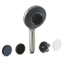 Kohler SpaViva 1.75 GPM Multi Function Hand Shower with Katalyst Air-Induction and MicroBubble Spray Technologies - Includes All-In-One Cleansing Device Vibrant Brushed Nickel
