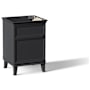 Kohler Artifacts 24" Single Free Standing Vanity Cabinet Only - Less Vanity Top Slate Grey