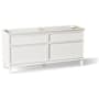 Kohler Artifacts 72" Double Free Standing Vanity Cabinet Only - Less Vanity Top Linen White