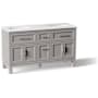 Kohler Quo 60" Free Standing Double Basin Vanity Set with Cabinet and Quartz Vanity Top Mohair Grey