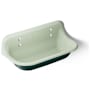 Kohler Brockway 36-1/8" Wall Mounted Single Basin Cast Iron Utility Sink Teal / Aspen Green