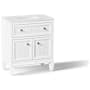 Kohler Hearthhaven 30" Free Standing Single Basin Vanity Set with Cabinet, and Quartz Vanity Top White