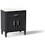 Kohler Southerk 30" Free Standing Single Basin Vanity Set with Cabinet and Quartz Vanity Top Slate Grey