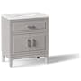 Kohler Seer 30" Free Standing Single Basin Vanity Set with Cabinet, and Quartz Vanity Top Mohair Grey