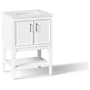 Kohler Winnow 24" Free Standing Single Basin Vanity Set with Cabinet, and Quartz Vanity Top White