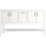 Kohler Winnow 60" Free Standing Double Basin Vanity Set with Cabinet, and Quartz Vanity Top White