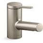 Kohler Elate 0.5 GPM Single Hole Bathroom Faucet Vibrant Brushed Nickel