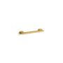 Kohler Belay 12" Grab Bar Vibrant Brushed Moderne Brass