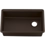 Kohler Billings 29-1/2" Undermount Single Basin Stone Composite Kitchen Sink with Basin Rack, Colander, Cutting Board and Drain Board Matte Brown