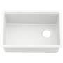 Kohler Billings 26-1/2" Undermount Single Basin Stone Composite Kitchen Sink with Basin Rack Matte White