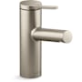 Kohler Elate 0.5 GPM Single Hole Bathroom Faucet Vibrant Brushed Nickel