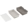 Kohler Three Piece Workstation Kitchen Sink Accessory Set – Includes Colander / Drying Rack, Soaking Bin with Drain, and Drain Board Light Warm Neutrals