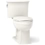 Kohler Archer 1.28 GPF Two-Piece Elongated Comfort Height Toilet with AquaPiston Technology - Seat Not Included Biscuit