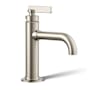 Kohler Castia by Studio McGee 1.2 GPM Single Hole Bathroom Faucet with Drain Assembly Vibrant Brushed Nickel