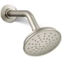Kohler Bellera 2.5 GPM Single Function Shower Head Vibrant Brushed Nickel
