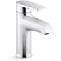 Kohler Hint 1.2 GPM Single Hole Bathroom Faucet with Drain Assembly Polished Chrome