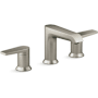 Kohler Hint Widespread Faucet Brushed Nickel