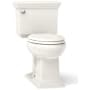 Kohler Memoirs Stately 1.28 GPF Two-Piece Elongated Comfort Height Toilet with AquaPiston Technology - Seat Not Included Biscuit