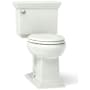 Kohler Memoirs Stately 1.28 GPF Two-Piece Elongated Comfort Height Toilet with AquaPiston Technology - Seat Not Included Dune