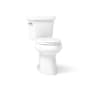 Kohler Highline 1.28 GPF Two-Piece Elongated Comfort Height Toilet with 10" Rough In White
