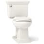 Kohler Memoirs Stately 1.28 GPF Two-Piece Round Comfort Height Toilet with AquaPiston Technology - Seat Not Included Biscuit
