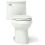 Kohler Adair 1.28 GPF One-Piece Elongated Comfort Height Toilet with AquaPiston Technology - Seat Included Dune