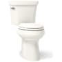 Kohler 1.28 GPF Two-Piece Comfort Height Elongated Toilet with 14" Rough In from the Highline Collection - Less Seat Biscuit
