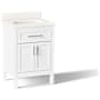 Kohler Hadron 24" Free Standing Single Basin Vanity Set with Cabinet and Quartz Vanity Top White
