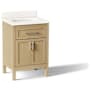 Kohler Hadron 24" Free Standing Single Basin Vanity Set with Cabinet and Quartz Vanity Top Light Oak