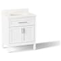Kohler Hadron 30" Free Standing Single Basin Vanity Set with Cabinet and Quartz Vanity Top White