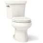 Kohler 1.6 GPF Two-Piece Elongated Toilet with 12" Rough In from the Wellworth Collection Biscuit