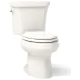 Kohler Wellworth Dual Flush Two-Piece Elongated Toilet - Less Seat Biscuit