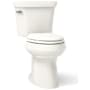 Kohler Highline 1.28 GPF Two-Piece Comfort Height Elongated Toilet - Less Seat Biscuit